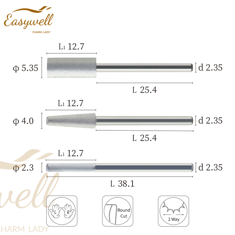 Buffer Bit (Diamond Cut) nail drill bit carbide drill bits for nails