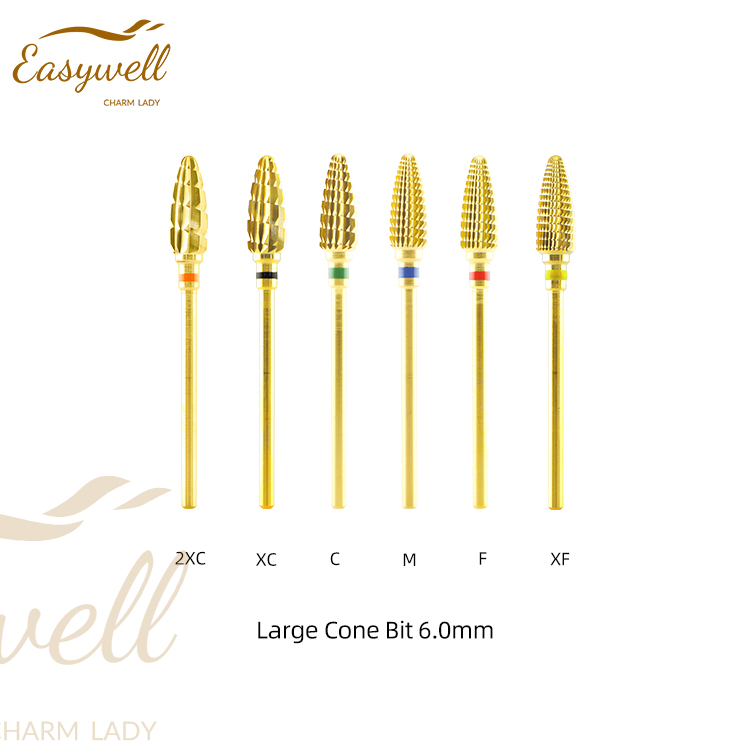 Large Cone Bit 6.0mm nail drill bit carbide drill bits for nails