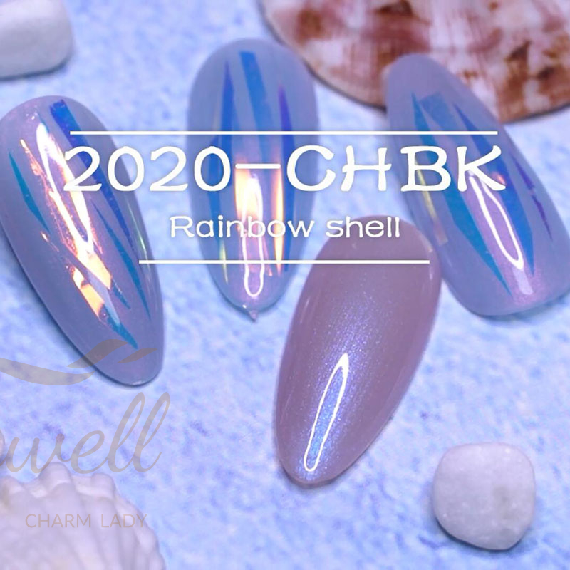 Easywell 15ml 2020-CHBK uv led soak off color nail glitter gel polish