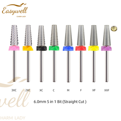 6.0mm 5 in 1 Bit (Straight Cut ) 6.0mm nail drill bit carbide drill bits for nails