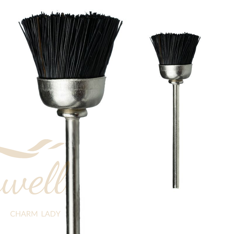 Nail Polishing Bits Cleaning Brush Electric Grinding Head Nail Dust Gap Manicure Cleaning Brush