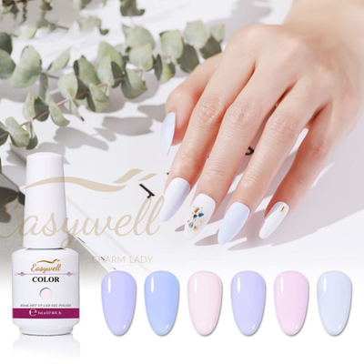 Lavender series nail polish glue nail shop special phototherapy glue solid color nail glue