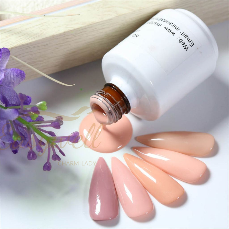 15ml Pink Nude Color Natural Effet Nail Gel Polish Private Label