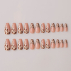 2021 Wholesale High Quality fashion color Pink False Nails Press Designs Colorful Gel Press On Nails design coffin nails
