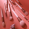 New Spot Makeup Brushes 10pcs Smokey Rose Super Soft Fiber Hair Eyeshadow Highlight Blush Beauty Tools
