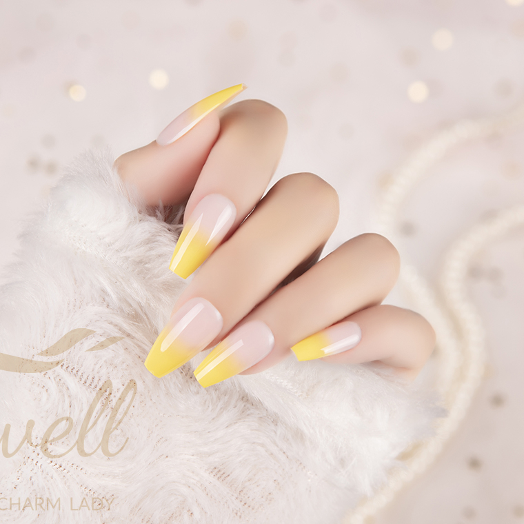 Factory customized wholesale OEM coffin style fashion artificial fake nails
