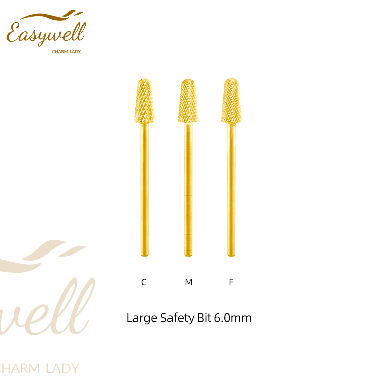 Large Safety Bit 6.0mm nail drill bit carbide drill bits for nails