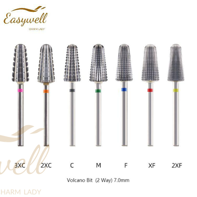 Volcano Bit (Right Hand ) 7.0mm nail drill bit carbide drill bits for nails