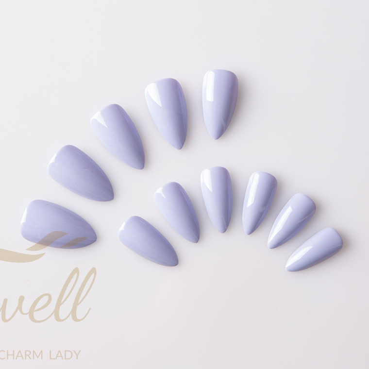 Factory customized wholesale OEM coffin style fashion artificial fake nails