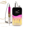 2021 High Quality Hot Sale Nail Supply Less Noise Light Weight Gradient Gold Brushless Nail E-file Nail Drill Machine