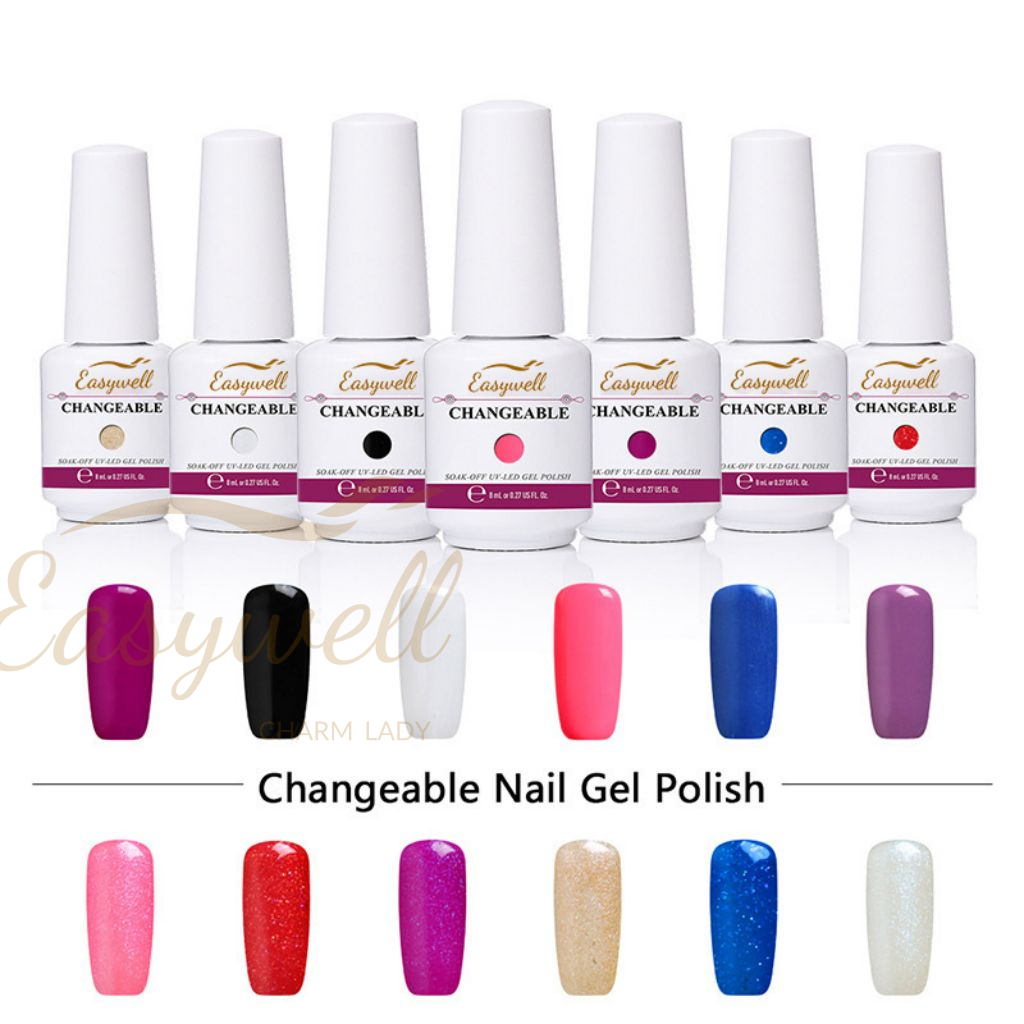 Nail Polish Glue changeable nail gel polish Phototherapy Glue 8ml Solid Color Nail Glue Special for Nail Art Shop