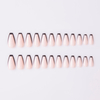 2021 coffin shape false nails fashion acrylic nail glue artificial custom artificial coffin nails