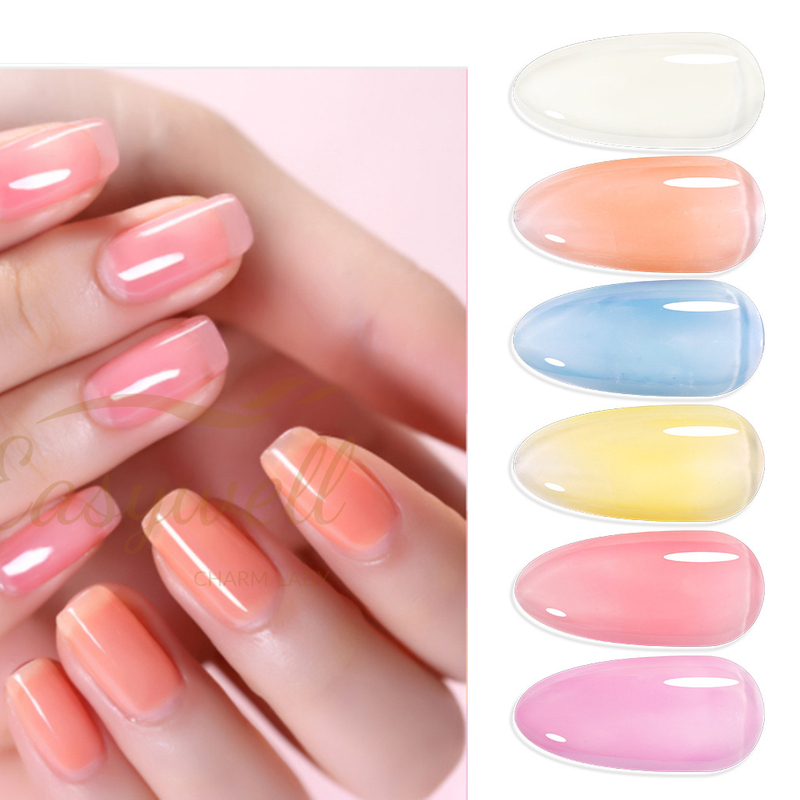 Ice transparent color jelly glue, long-lasting, non-fading, removable 8ml gel polish manufacturer