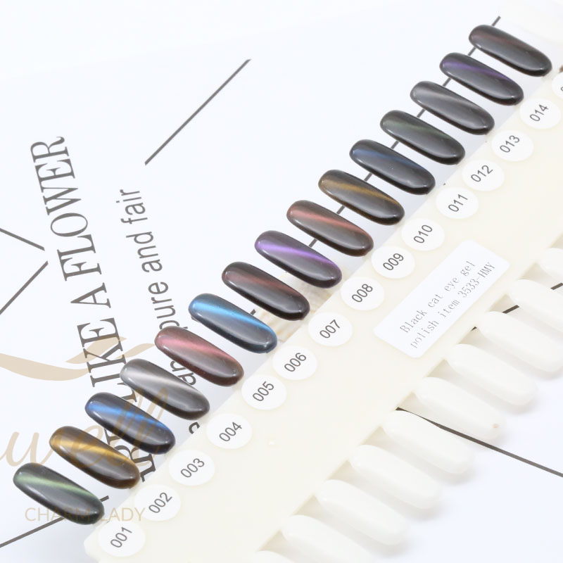 Easywell 15ml 3533-HMY Professional manufactur uv led Magnet Nail Cat Eye Color Gel Nail Polish and Cat eye Uv Gel polish