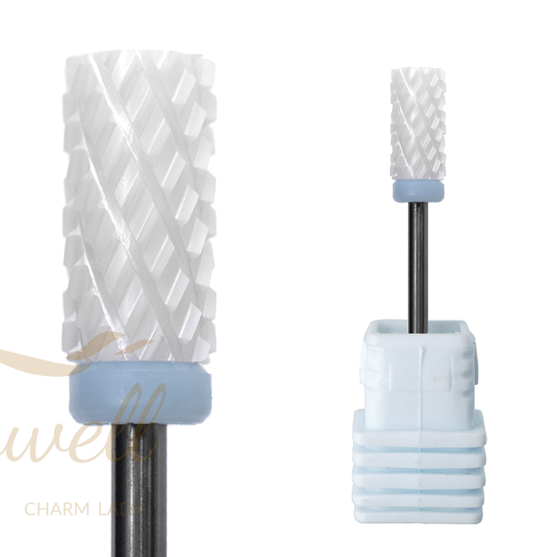 Ceramic Large Barrel Nail Drill Bit Grit 3XF-4XC