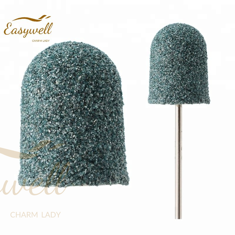 Factory Pedicure Clean Tools Green Silicon Carbide Sanding Cap for Removing Dead Skin Callus