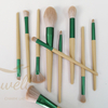 New in stock 10 Qingluo makeup brush set soft bristles eye shadow loose powder brush makeup artist beauty tool