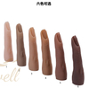 Silicone manicure practice finger set foreign trade bendable supporting console prosthetic hand model silicone finger（100 nails）
